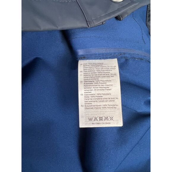 Helly Hansen Womens Moss Raincoat Navy Blue Waterproof Hooded M Regular Fit NEW - Picture 4 of 6